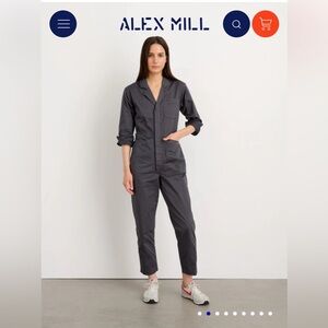 Alex Mill Standard Jumpsuit, Iron Grey, Large NWTA